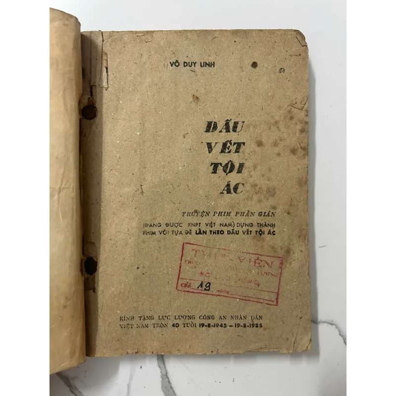 Dấu vết tội ác – Võ Duy Linh 1023477