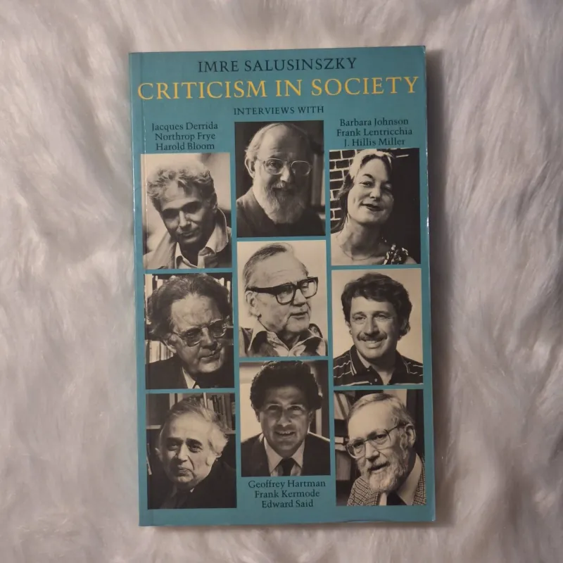 Imre Salusinszky - Criticism in Society 782817