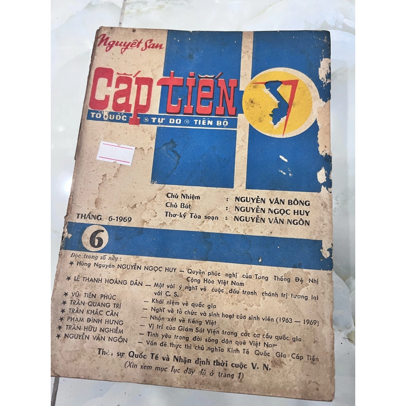 Nguyệt san Cấp Tiến (Nguyễn Văn Bông - Nguyễn Ngọc Huy) 474975