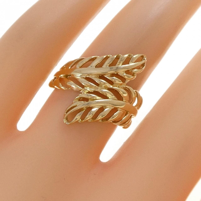 Nhẫn lá K18YG - Hàng hiệu Authentic 855202