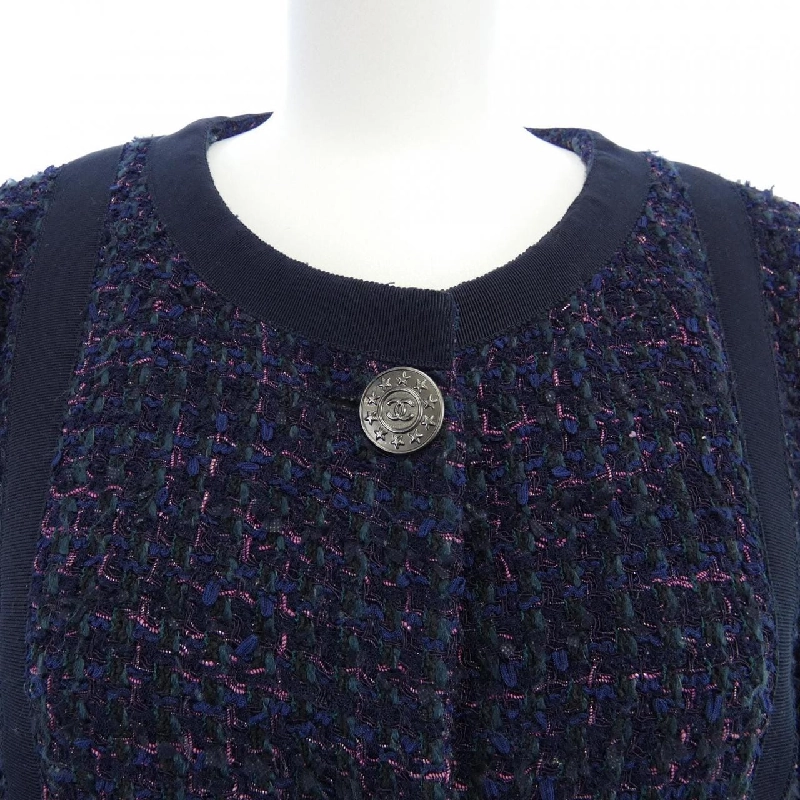 Áo khoác không cổ CHANEL P45580V33531 13P 630294