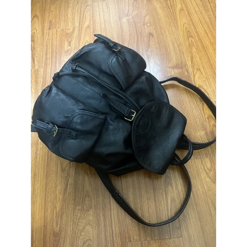 Balo nam 27x42x16 da thật 2hand 992644