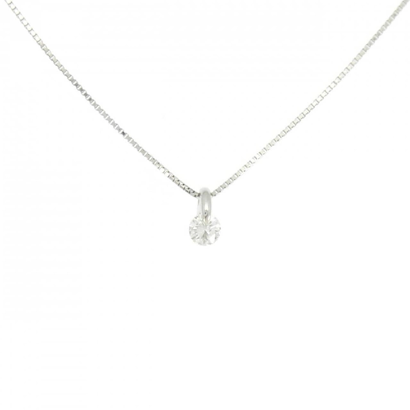 Dây chuyền kim cương Solitaire PT900/PT850 0.30CT - Hàng hiệu Chính hãng 861052