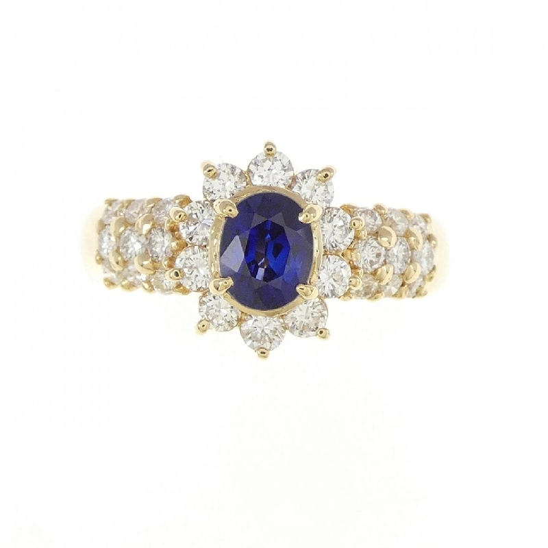 Nhẫn Sapphire K18YG 0.62CT 673093