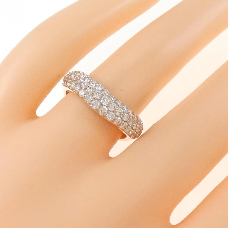 Nhẫn kim cương K18PG Pavé 1.00CT 672303