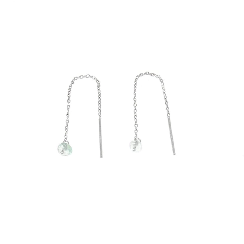 K18WG Tourmaline Bông tai - Hàng hiệu Chính hãng 874909