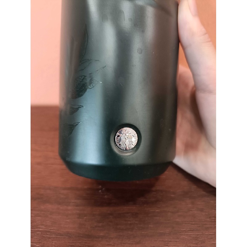 Bình nước Starbucks màu xanh rêu đậm khoảng 500ml 59993