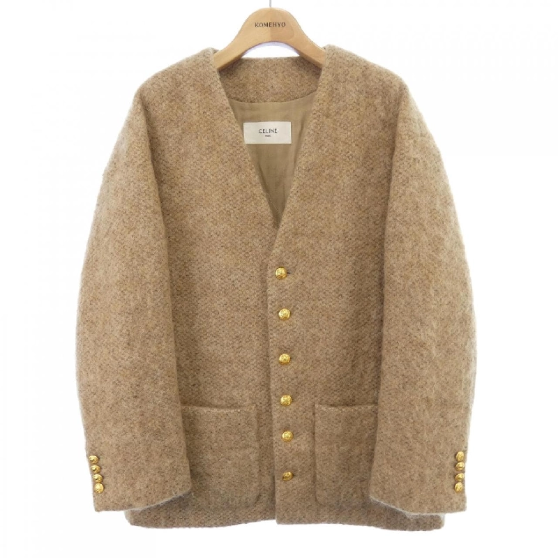 Áo khoác cardigan oversized CELINE 2V39J443S - Hàng hiệu Authentic 824199