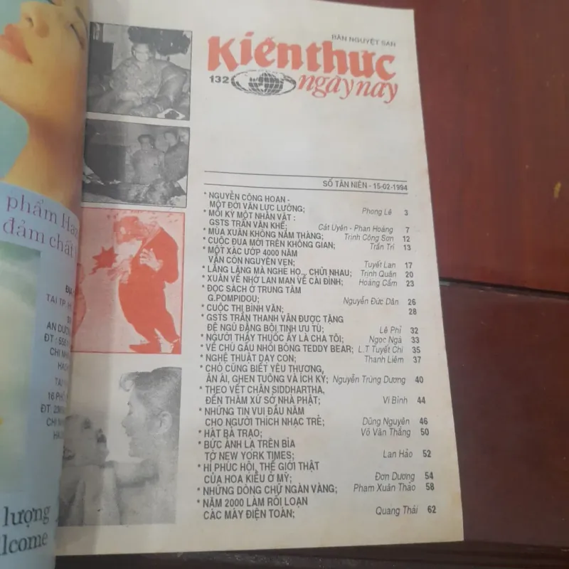 Bán nguyệt san KIẾN THỨC NGÀY NAY số 132 ngày 15-2-1994 753926