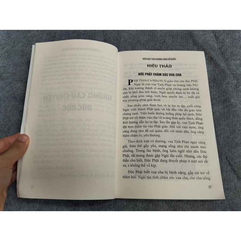 GIÁO DỤC THEO GƯƠNG LÀNH CỔ NHÂN 549220
