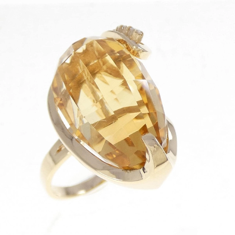 Nhẫn Citrine K18YG - Hàng hiệu Chính hãng 851636