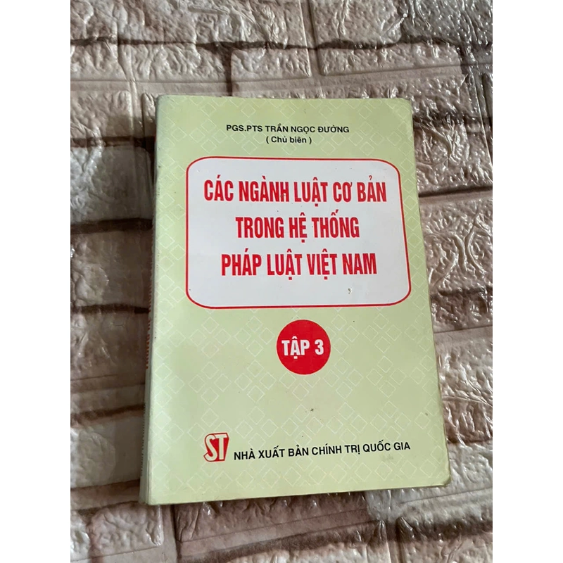 các ngành luật cơ bản trong hệ thống pháp luật Việt nam Tập 3 460508