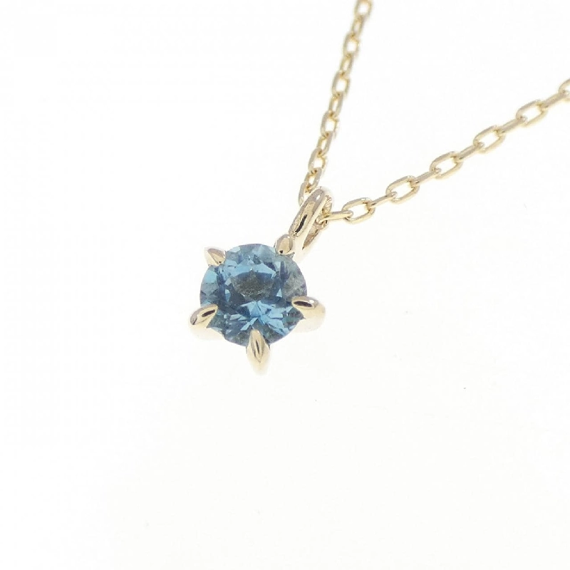 K10YG Ngôi sao Blue Topaz Dây chuyền - Hàng hiệu Chính hãng 856030