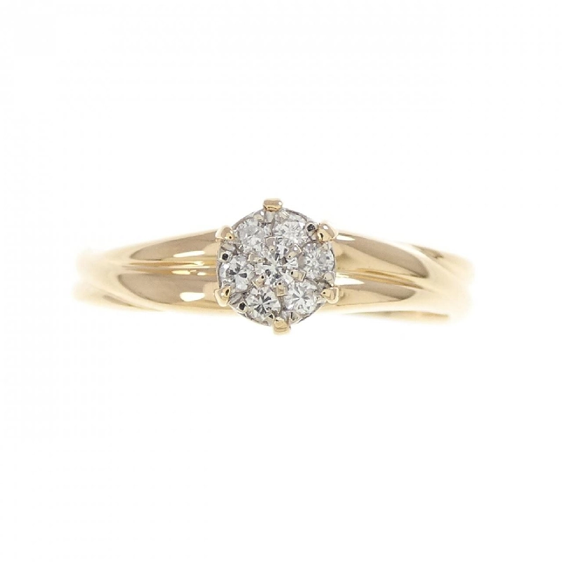 Nhẫn kim cương K18YG - Hàng hiệu Authentic 854855