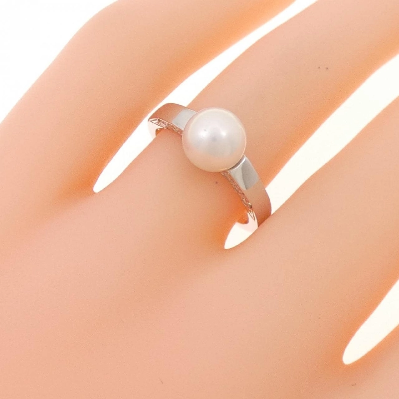 Nhẫn ngọc trai Akoya K18WG 7mm - Hàng hiệu Authentic 854696