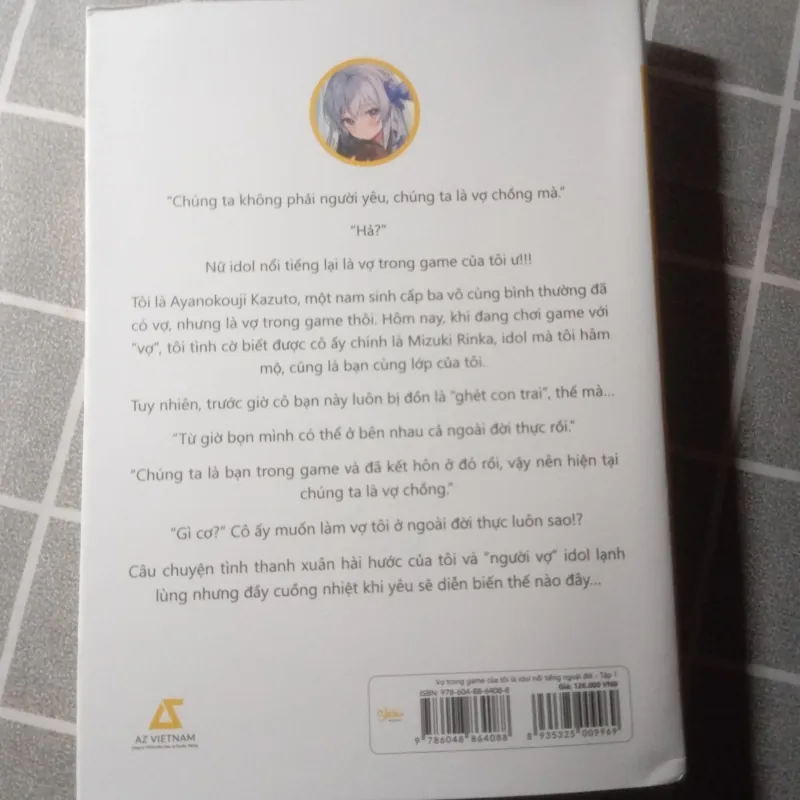 Combo 3 quyển Light novel Vợ trong game của tôi là Idol nổi tiếng ngoài đời . Tập 1-3 787403