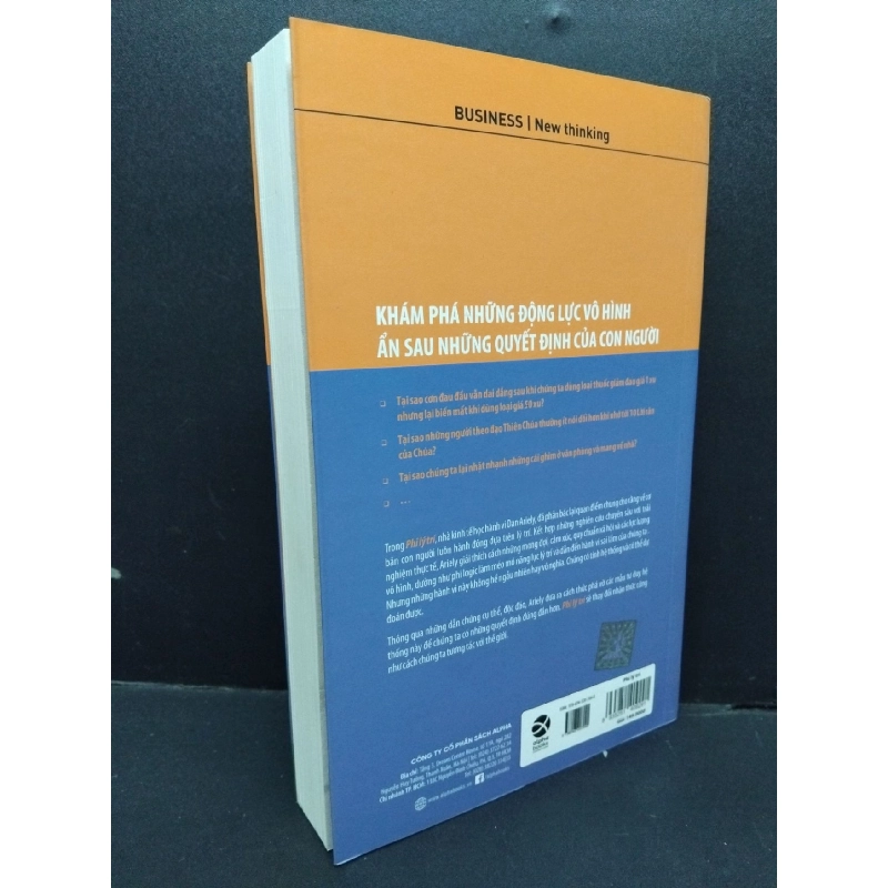 Phi lý trí Dan Ariely mới 90% ố nhẹ 2021 HCM.ASB0911 925085