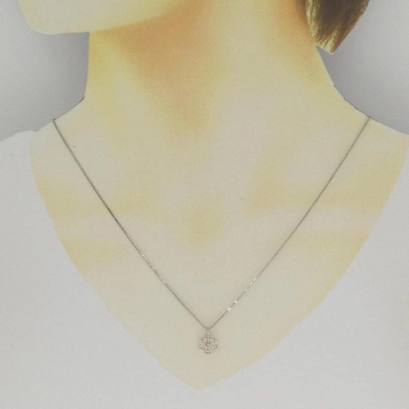 Dây chuyền kim cương PT900/PT850 0.31CT - Hàng hiệu Authentic 859983