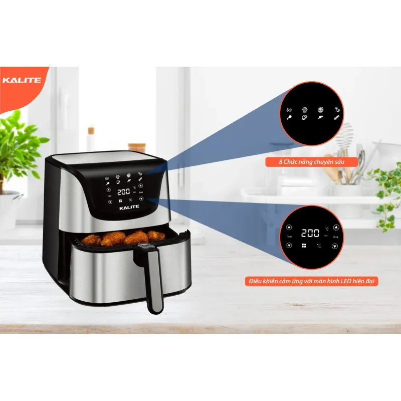 Nồi chiên không dầu thông minh KALITE Q6 6.6 lít đa tính năng 696947