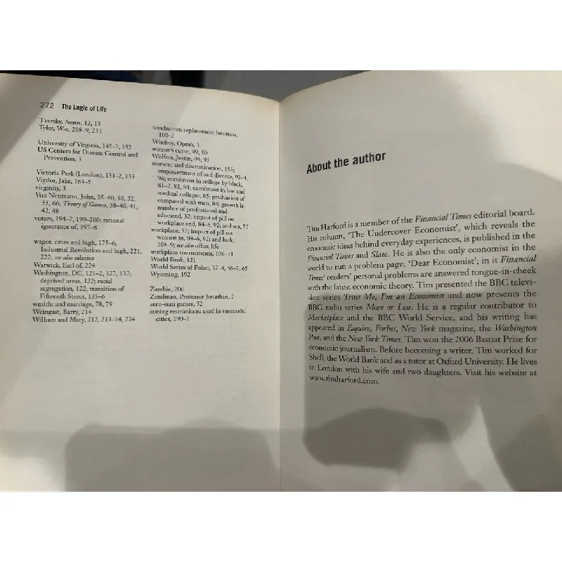 The logic of life - Tim Harford 601795