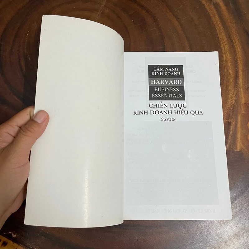 II Tựa sách: Chiến Lược Kinh Doanh Hiệu Quả - Cẩm Nang Kinh Doanh Harvard - 2008 461917