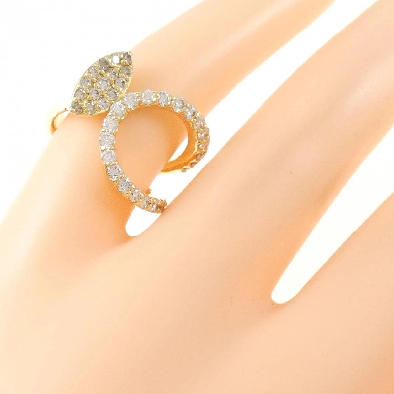 Nhẫn nhẫn hồng kim cương K18YG 0.64CT 670284