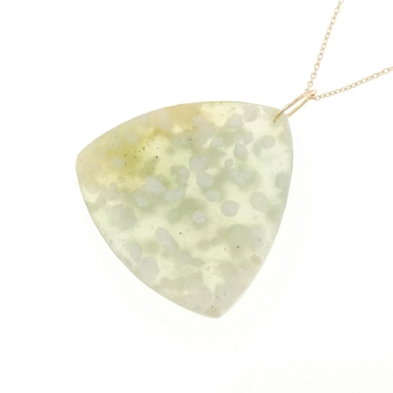 K10YG Jasper Necklace - Hàng hiệu Authentic 861978