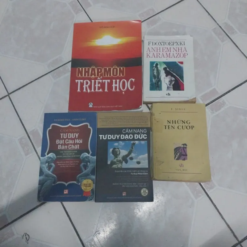 Combo nhập môn triết, anh em nhà karamazov, cẩm nang tư duy, những tên cướp  928769