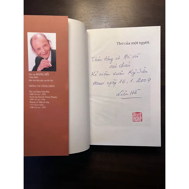 Băng Hồ - Thơ của một người (kèm chữ ký tặng) 606265