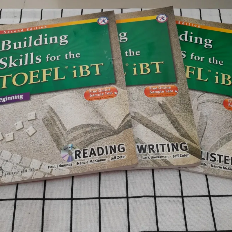 3 Quyển Building Skills for the TOEFL iBT -Begining. READ, WRITE & LISTEN 2nd. 717374