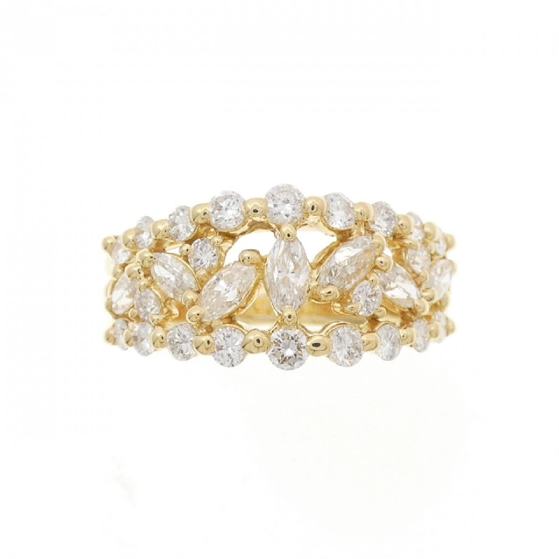 Nhẫn kim cương K18YG 1.35CT - Hàng hiệu Authentic 854373