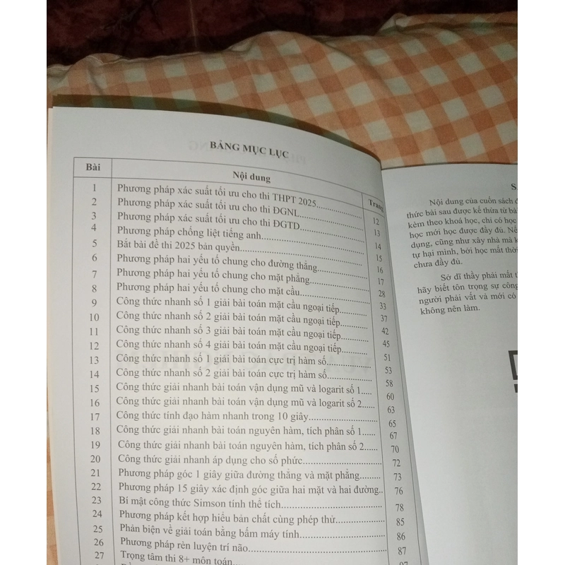 Bán sách công thức toán ôn thi tốt nghiệp 12  475189