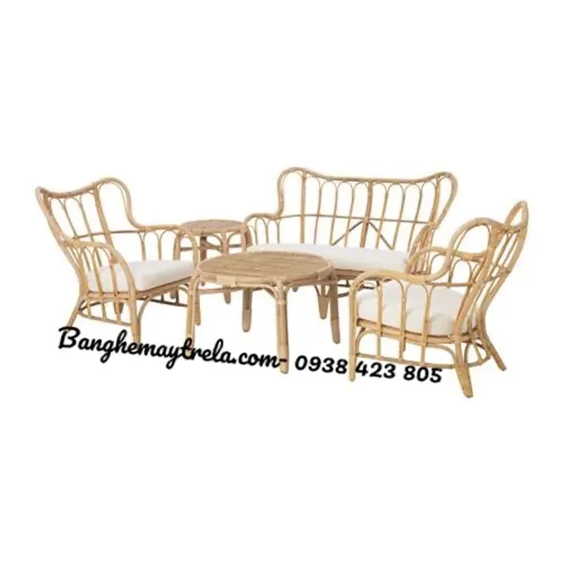 Bàn ghế mây phòng khách hiện đại 779406