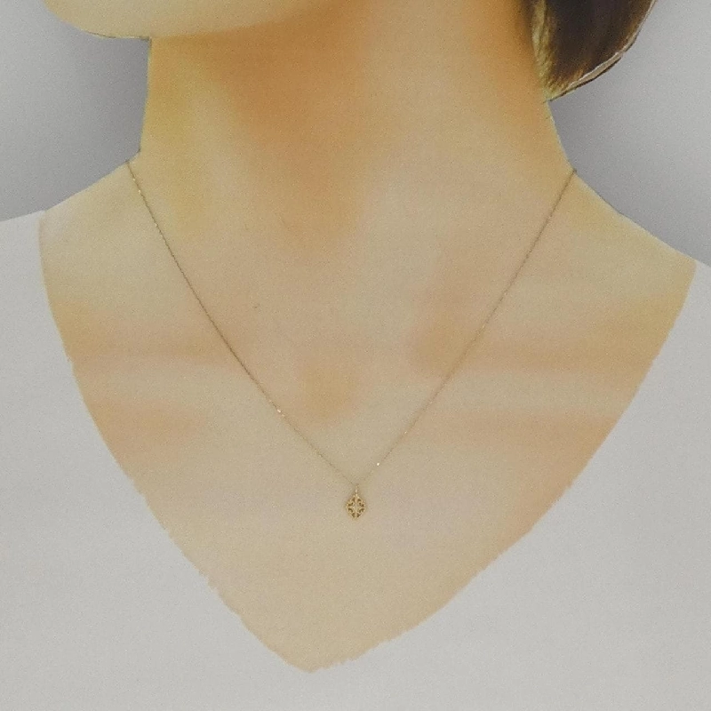 K10YG Dây chuyền kim cương 0.01CT - Hàng hiệu Authentic 857335