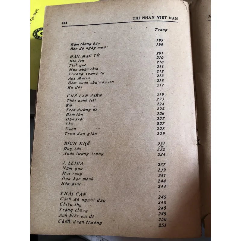 Thi nhân Việt Nam 1932-1941 - Hoài Thanh Hoài Chân 1006386