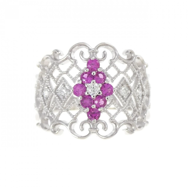 Nhẫn Sapphire K18WG 0.35CT 668181