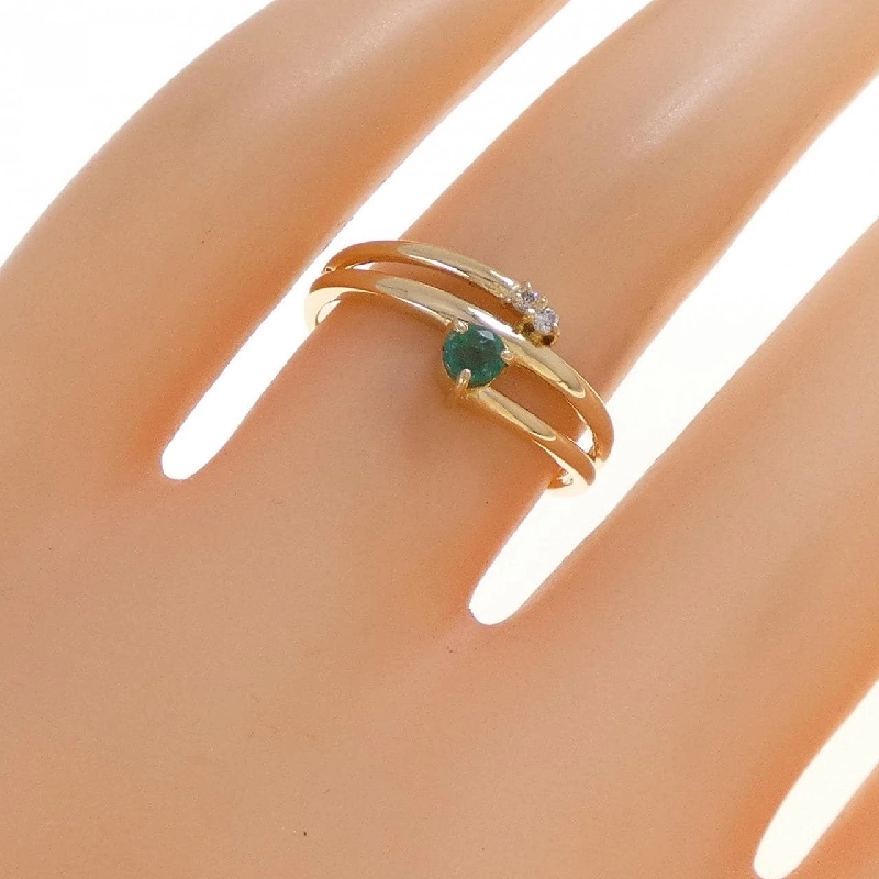 Nhẫn Ngọc Lục Bảo K18YG - Hàng hiệu Chính hãng 855318