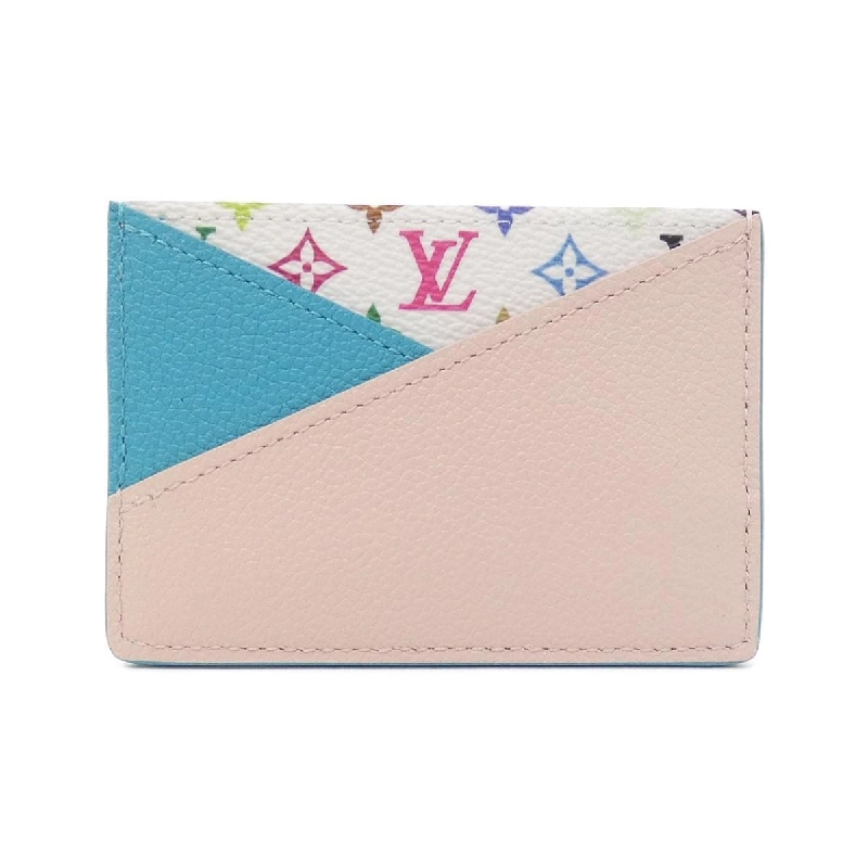 【Sản phẩm chưa sử dụng】Louis Vuitton Multicolor (LV×TM) Ví đựng thẻ Portefeuille Cuir Croisé M14090 623213