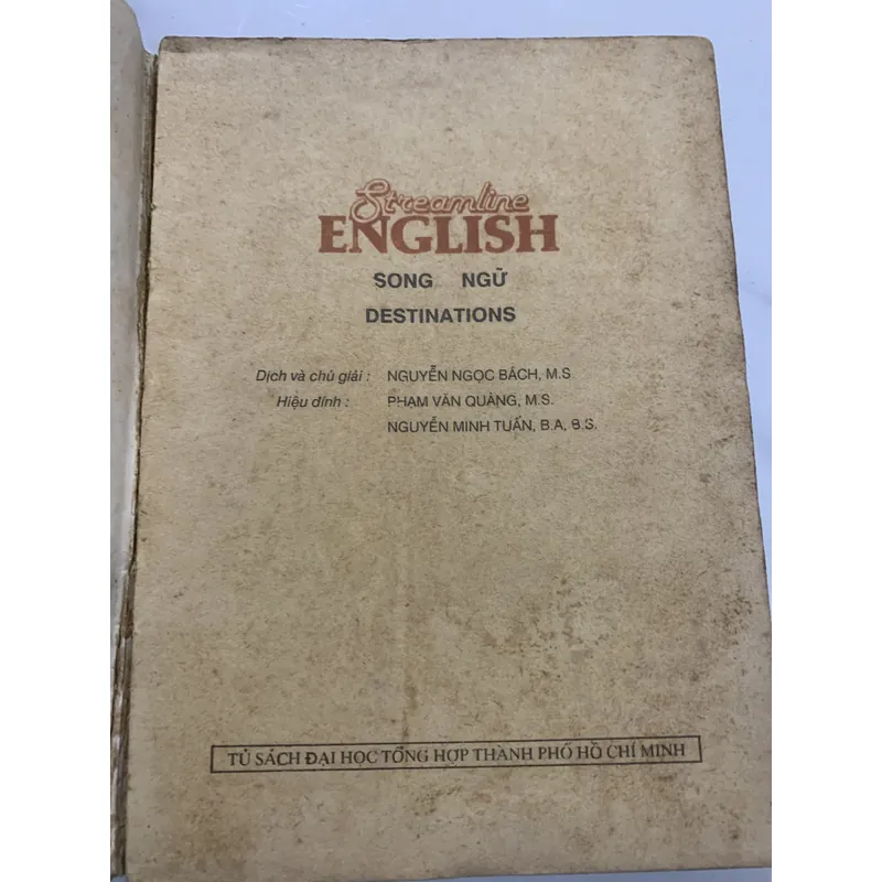 Sách Học Tiếng Anh: Streamline English _ Destinations (Song Ngữ) - 1990 719304