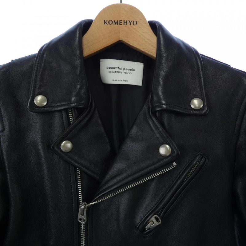 Beautiful People - Áo khoác da biker 823315