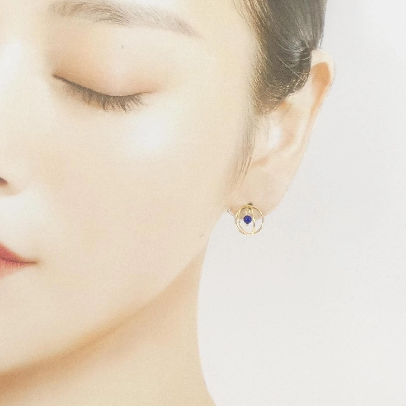 K18YG Lapis Lazuli Bông Tai - Hàng hiệu Chính hãng 867996