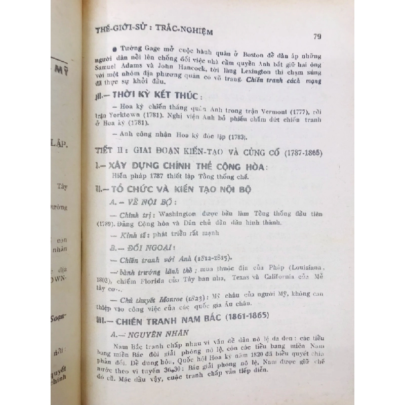 Câu hỏi trắc nghiệm sử địa công dân - Lê Kim Ngân ( luyện thi tú tài I ban abcd ) 137548