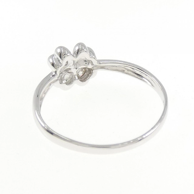 Nhẫn kim cương hoa K18WG 0.08CT - Hàng hiệu Authentic 854457