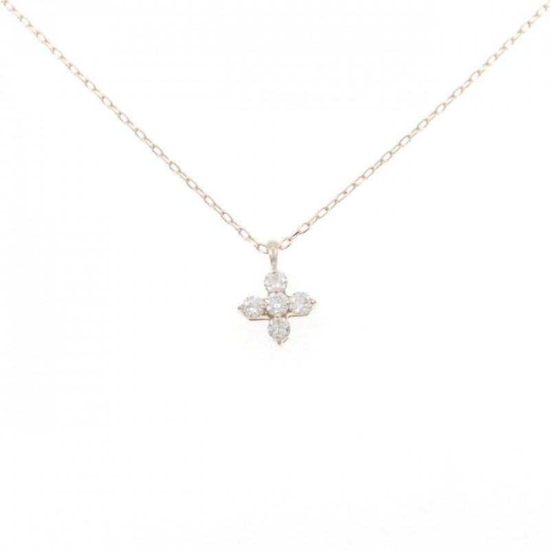 K18PG Dây chuyền kim cương hình thánh giá 0.30CT - Hàng hiệu Chính hãng 858657