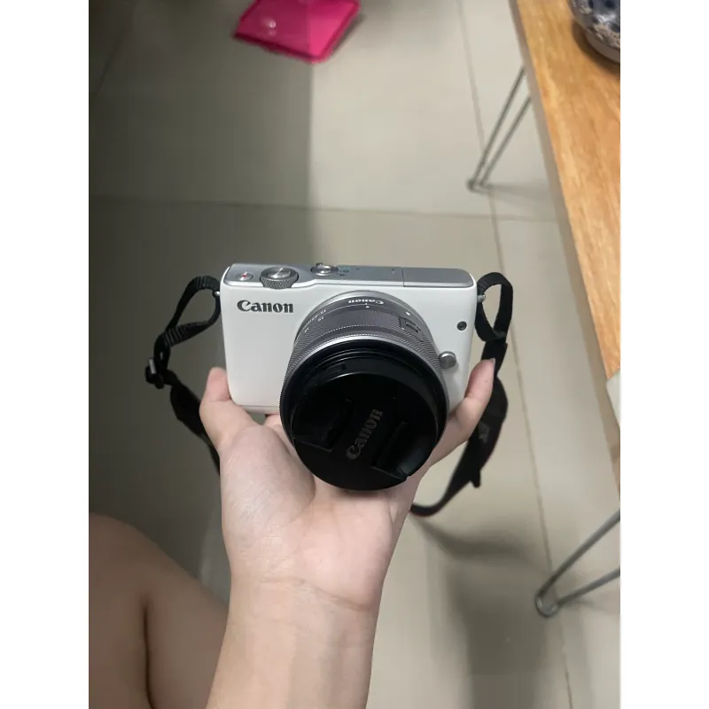 Máy ảnh Canon Mirrorless màu trắng kích thước nhỏ gọn 1030649