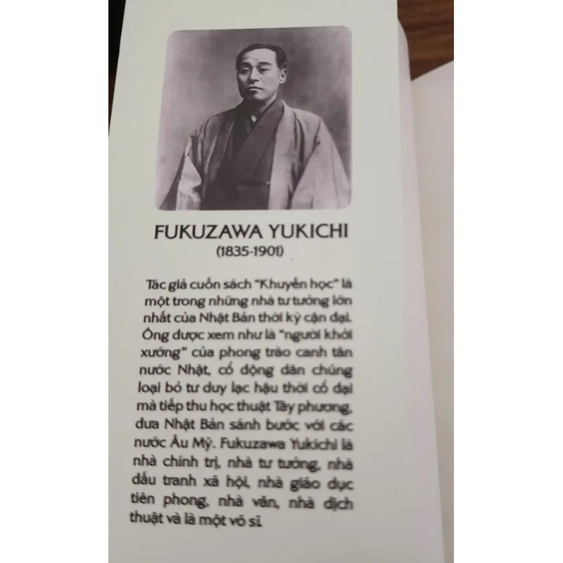 KHUYẾN HỌC, sách chứa đựng giá trị cốt lõi về tinh thần độc lập tự cường của người Nhật 745224