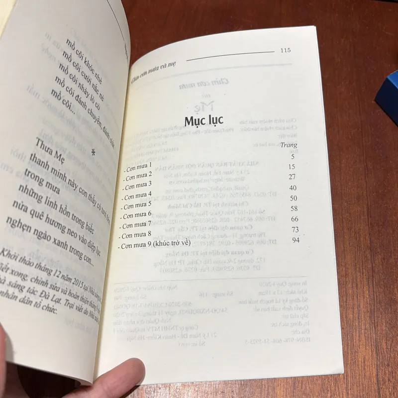 II Trường Ca: Chín Cơn Mưa Và Mẹ - Nguyễn Hữu Quý - 2020 786208