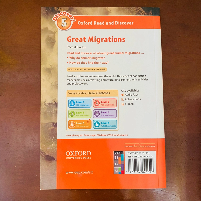 Oxford read and discover 5 - Great migrations  384855