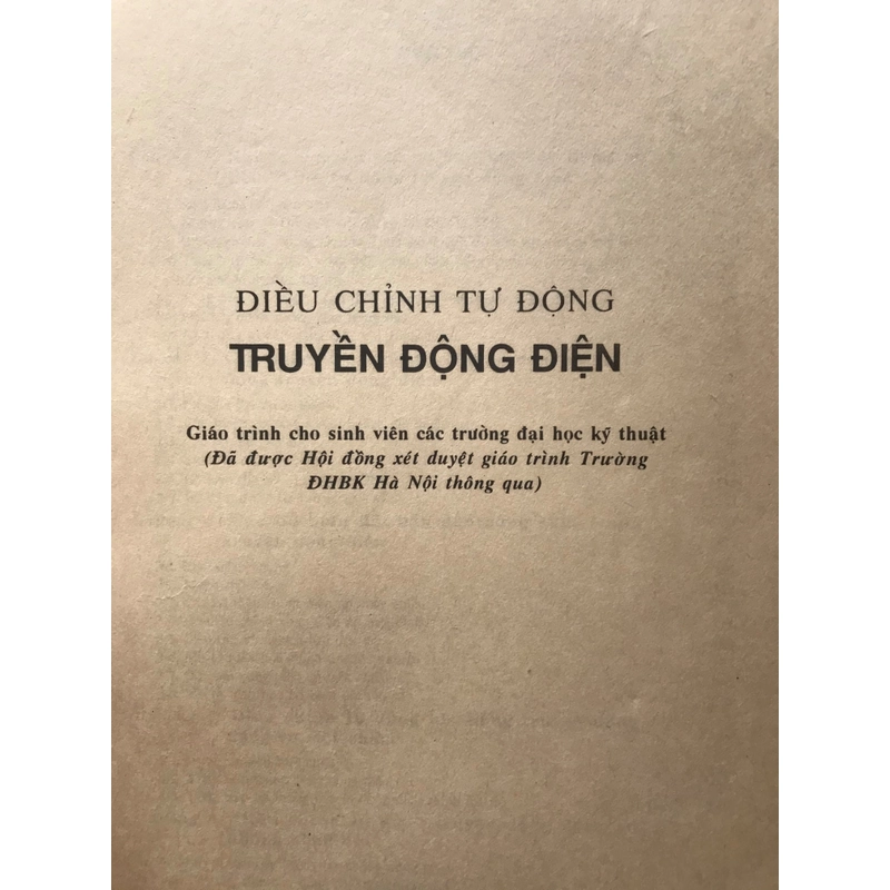 ĐIỀU CHỈNH TỰ ĐỘNG TRUYỀN ĐỘNG ĐIỆN 475029