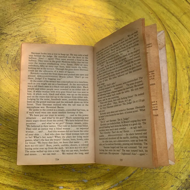 THE BONFIRE OF THE VANITIES- TOM WOLFE 762309